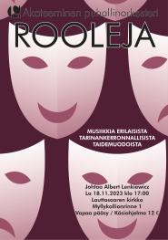 Syyskonsertti Rooleja 18 11 2023 Akateeminen Puhallinorkesteri
